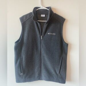 Columbia Men’s Sleeveless Vest, Size Medium, Gray